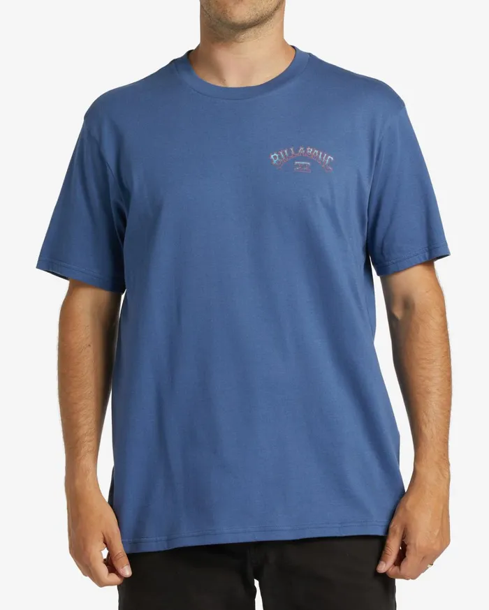 Billabong TShirts Men Arch Fill TShirt Dusty Blue