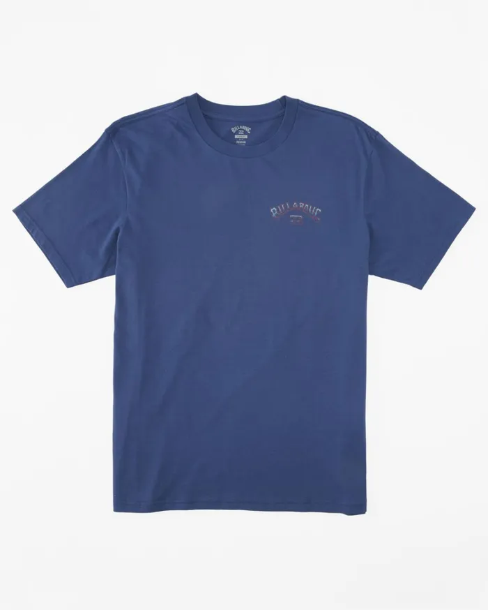Billabong TShirts Men Arch Fill TShirt Dusty Blue Billabong TShirts Men Arch Fill TShirt Dusty Blue