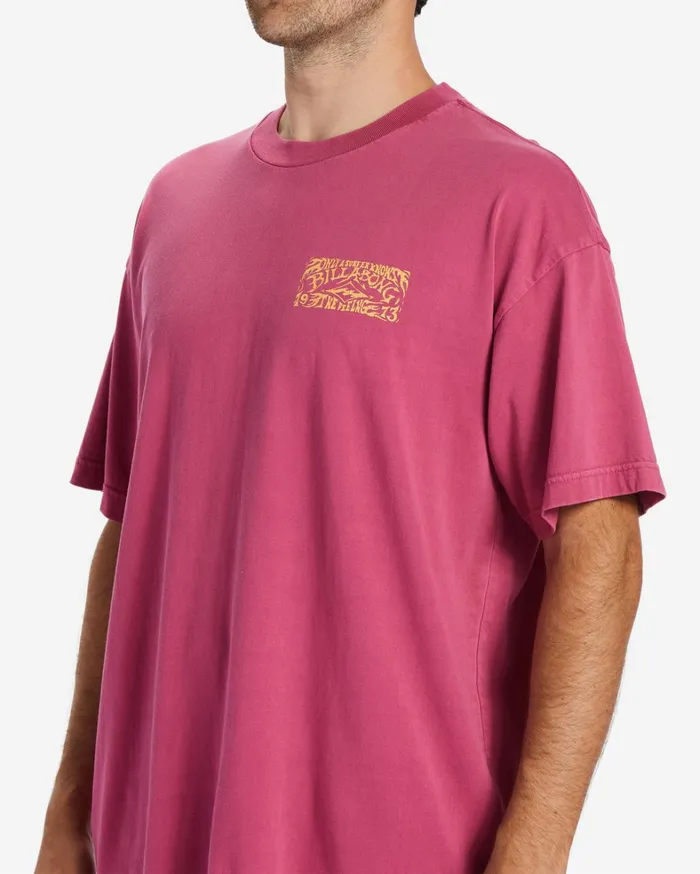 Billabong TShirts Men Arch Wave TShirt Wild Berry Billabong TShirts Men Arch Wave TShirt Wild Berry
