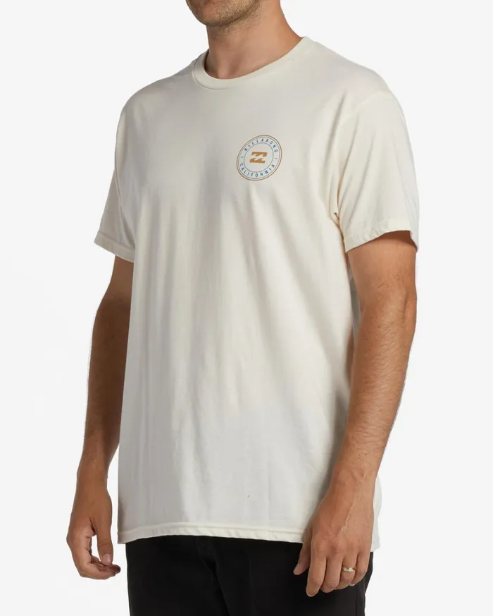 Billabong TShirts Men Cali Native Rotor Short Sleeve TShirt Indigo Heather Billabong TShirts Men Cali Native Rotor Short Sleeve TShirt Indigo Heather