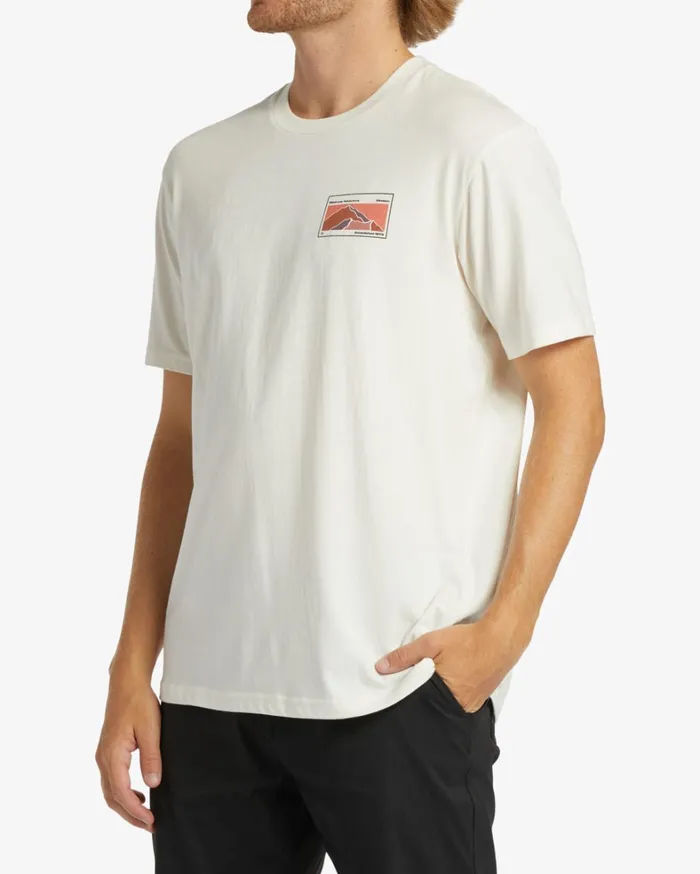 Billabong TShirts Men Contour TShirt Off White Billabong TShirts Men Contour TShirt Off White