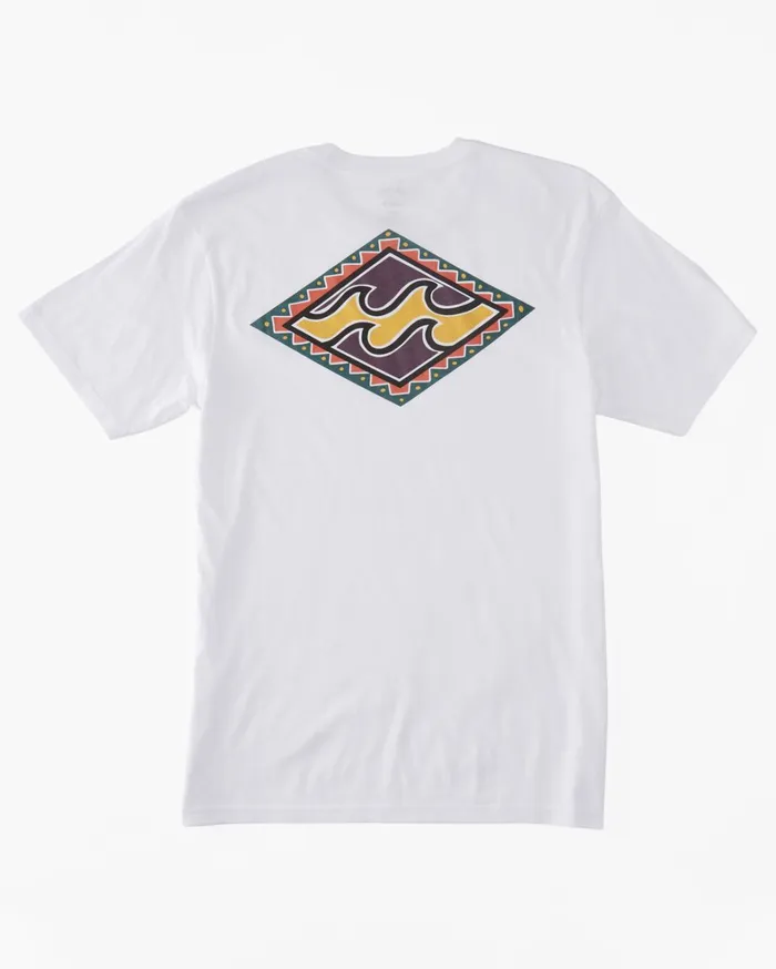 Billabong TShirts Men Crayon Wave TShirt White Billabong TShirts Men Crayon Wave TShirt White