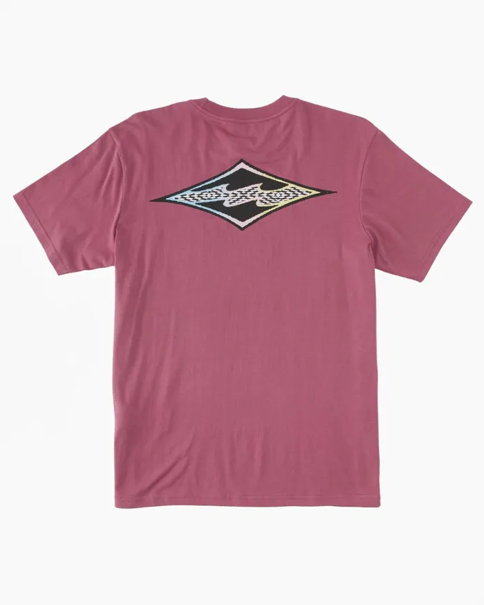Billabong TShirts Men Crayon Wave TShirt Wild Berry Billabong TShirts Men Crayon Wave TShirt Wild Berry