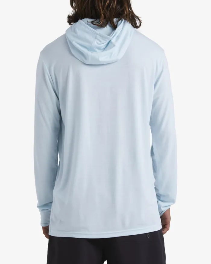 Billabong TShirts Men Eclipse Hooded Long Sleeve Surf TShirt Coastal Billabong TShirts Men Eclipse Hooded Long Sleeve Surf TShirt Coastal