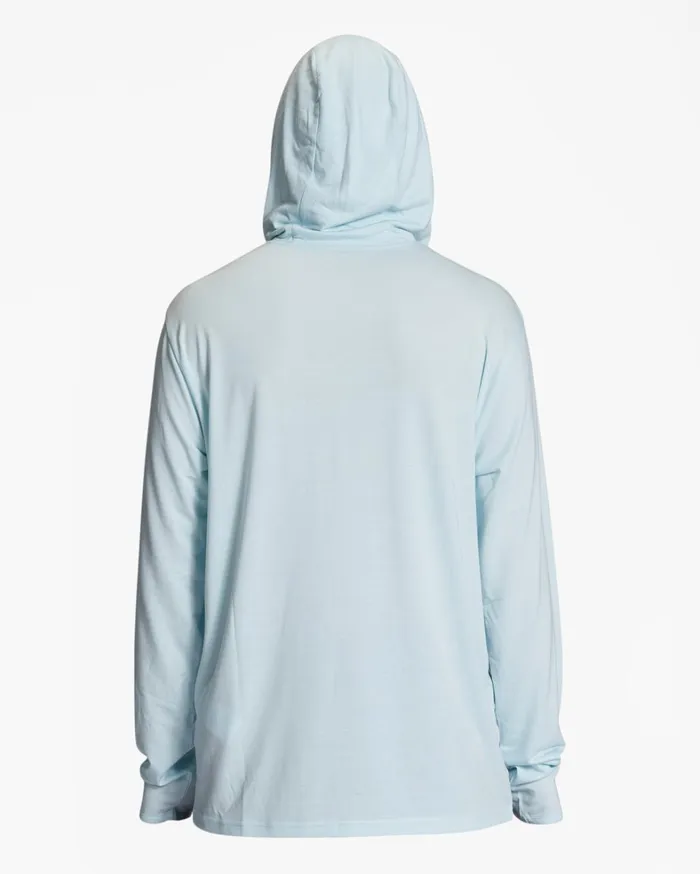 Billabong TShirts Men Eclipse Hooded Long Sleeve Surf TShirt Coastal Billabong TShirts Men Eclipse Hooded Long Sleeve Surf TShirt Coastal