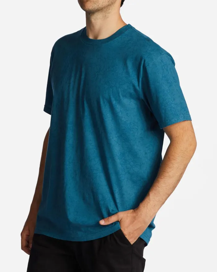 Billabong TShirts Men Essential Wash TShirt Blue Lagoon Billabong TShirts Men Essential Wash TShirt Blue Lagoon