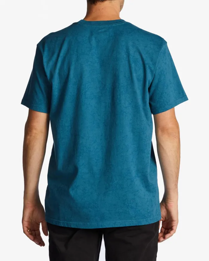 Billabong TShirts Men Essential Wash TShirt Blue Lagoon Billabong TShirts Men Essential Wash TShirt Blue Lagoon