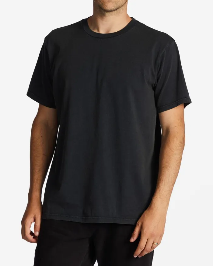 Billabong TShirts Men Essential Wash TShirt Washed Black