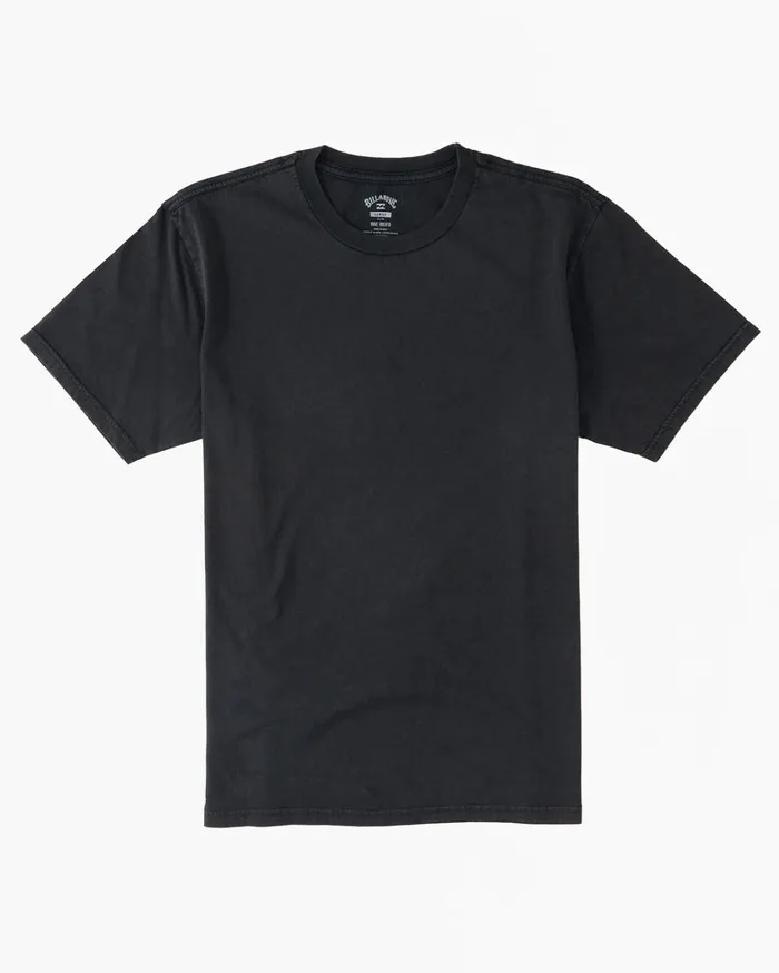 Billabong TShirts Men Essential Wash TShirt Washed Black Billabong TShirts Men Essential Wash TShirt Washed Black