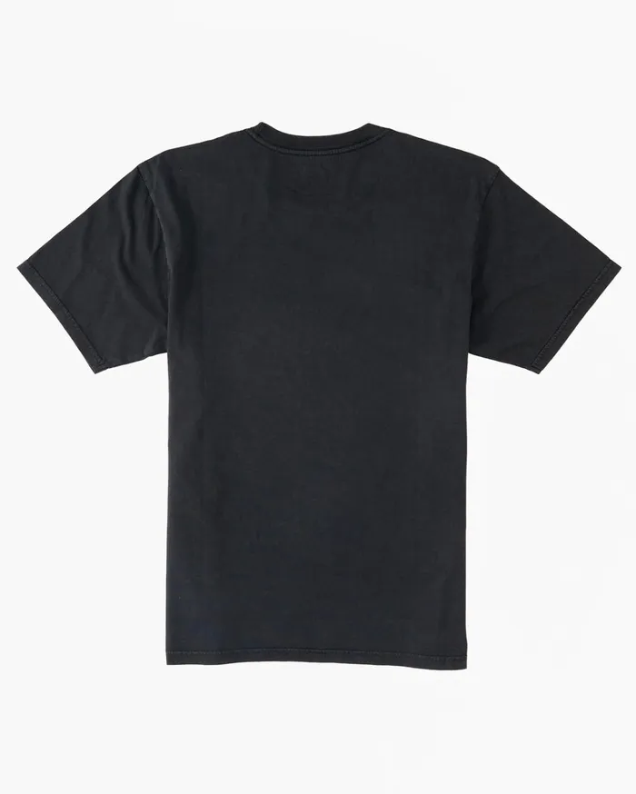 Billabong TShirts Men Essential Wash TShirt Washed Black Billabong TShirts Men Essential Wash TShirt Washed Black