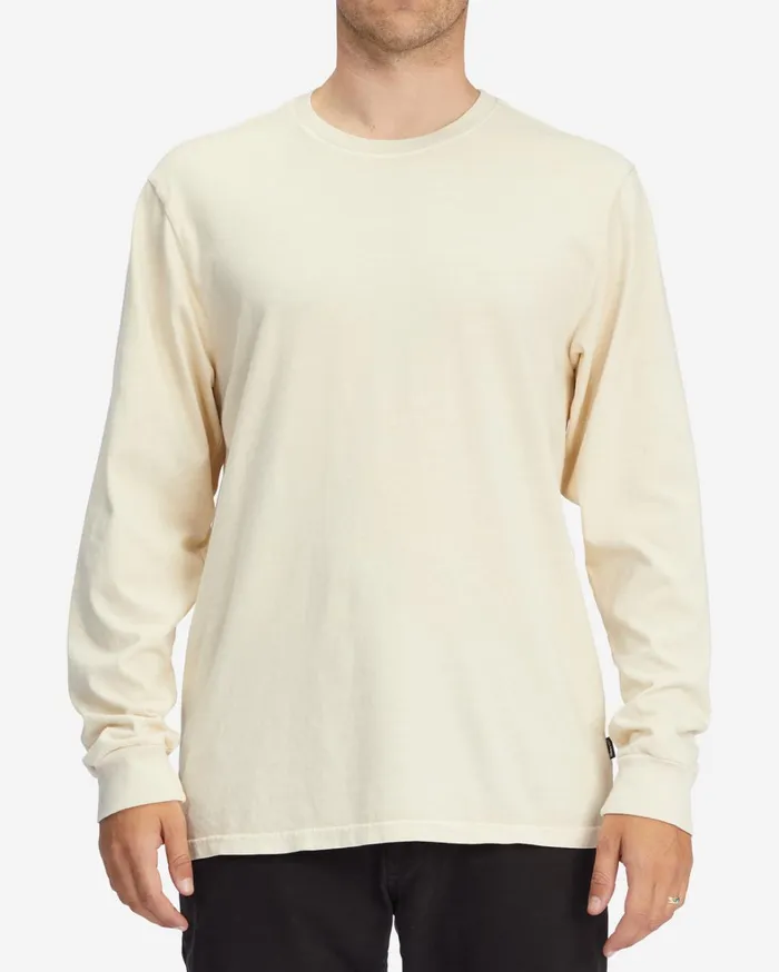 Billabong TShirts Men Essential Wave Washed Long Sleeve TShirt Navy