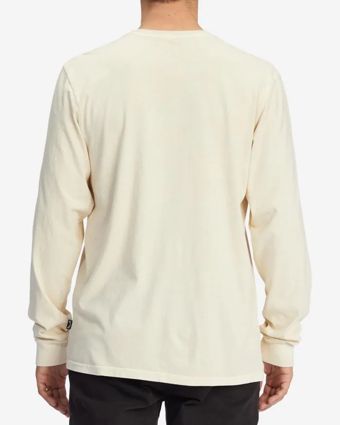 Billabong TShirts Men Essential Wave Washed Long Sleeve TShirt Navy Billabong TShirts Men Essential Wave Washed Long Sleeve TShirt Navy