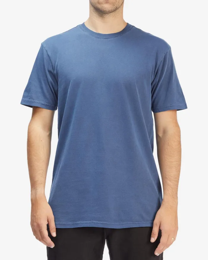 Billabong TShirts Men Essential Wave Washed Short Sleeve TShirt Navy