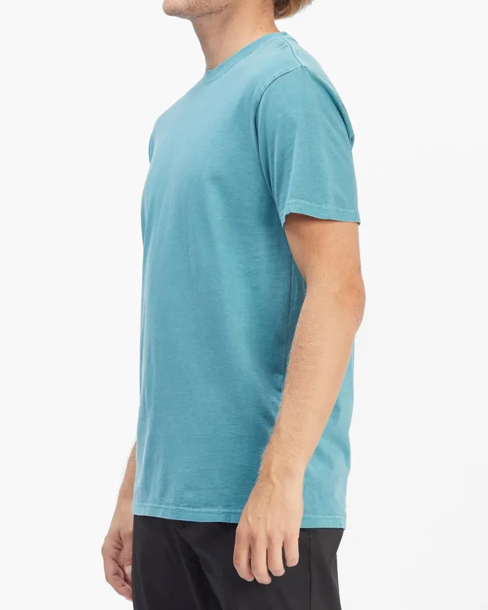 Billabong TShirts Men Essential Wave Washed Short Sleeve TShirt Smoke Blue Billabong TShirts Men Essential Wave Washed Short Sleeve TShirt Smoke Blue
