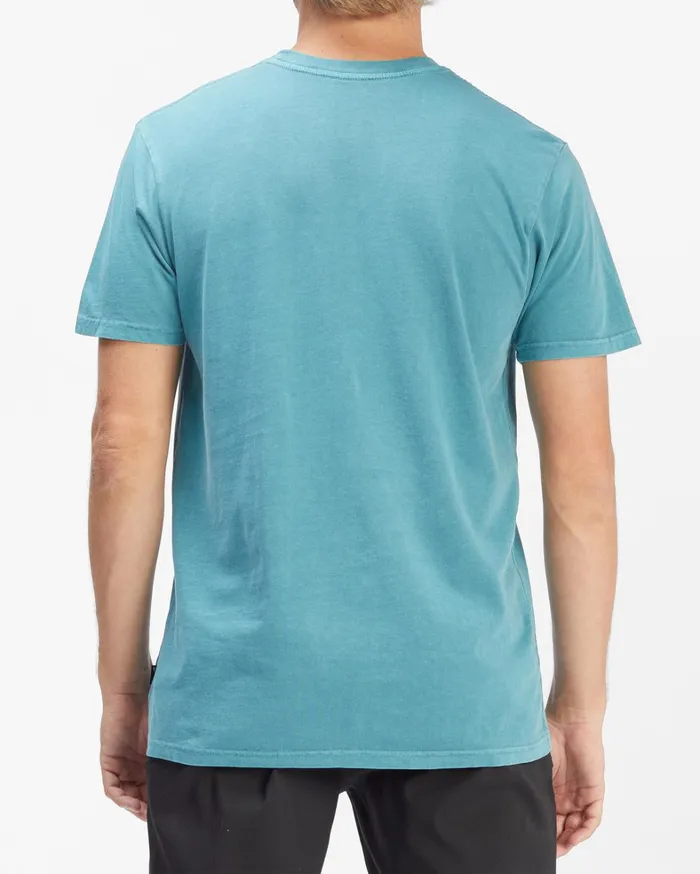 Billabong TShirts Men Essential Wave Washed Short Sleeve TShirt Smoke Blue Billabong TShirts Men Essential Wave Washed Short Sleeve TShirt Smoke Blue