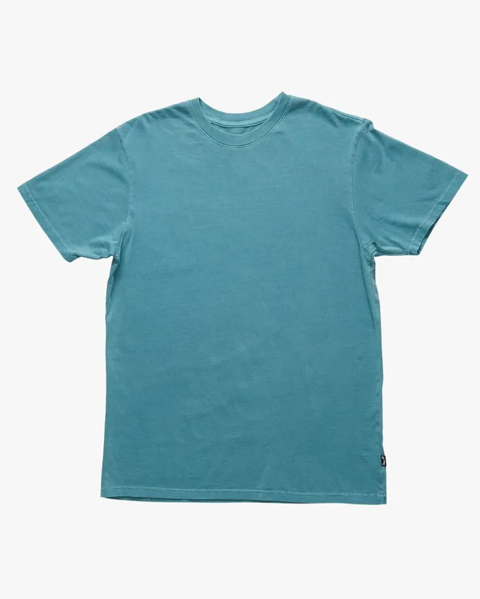 Billabong TShirts Men Essential Wave Washed Short Sleeve TShirt Smoke Blue Billabong TShirts Men Essential Wave Washed Short Sleeve TShirt Smoke Blue