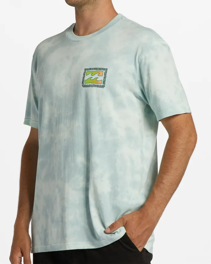 Billabong TShirts Men High Tide OG Short Sleeve TieDye TShirt Seaglass Billabong TShirts Men High Tide OG Short Sleeve TieDye TShirt Seaglass