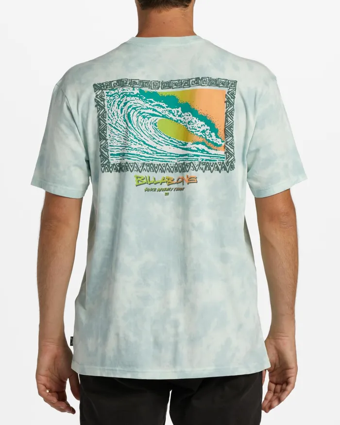 Billabong TShirts Men High Tide OG Short Sleeve TieDye TShirt Seaglass Billabong TShirts Men High Tide OG Short Sleeve TieDye TShirt Seaglass