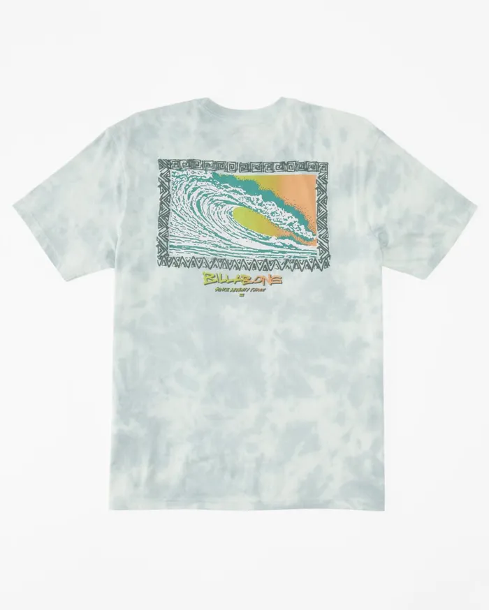Billabong TShirts Men High Tide OG Short Sleeve TieDye TShirt Seaglass Billabong TShirts Men High Tide OG Short Sleeve TieDye TShirt Seaglass