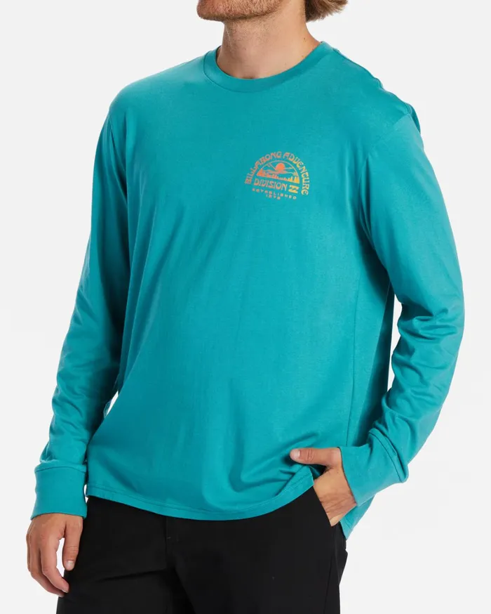 Billabong TShirts Men Highland Long Sleeve TShirt Seagreen