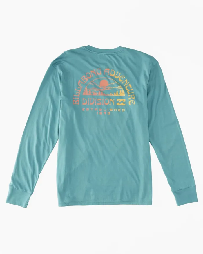 Billabong TShirts Men Highland Long Sleeve TShirt Seagreen Billabong TShirts Men Highland Long Sleeve TShirt Seagreen