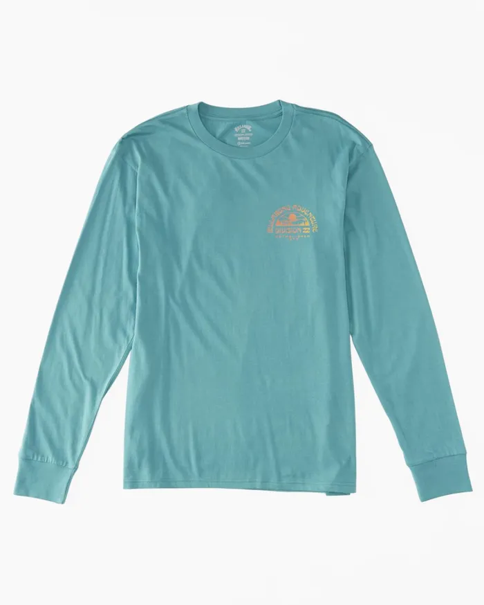 Billabong TShirts Men Highland Long Sleeve TShirt Seagreen Billabong TShirts Men Highland Long Sleeve TShirt Seagreen