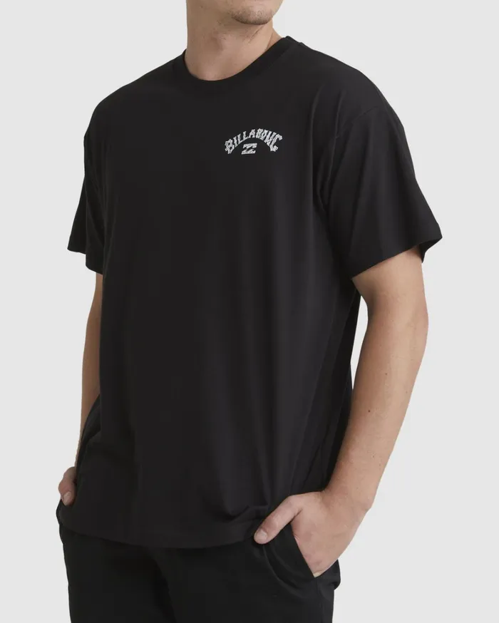 Billabong TShirts Men Pilpeled Arch Short Sleeve TShirt Black Billabong TShirts Men Pilpeled Arch Short Sleeve TShirt Black