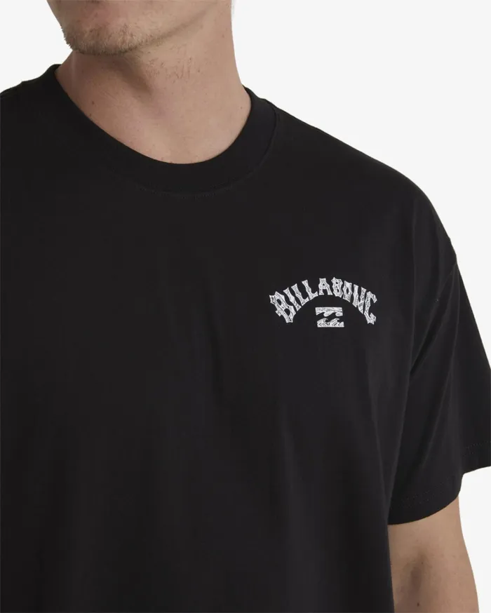 Billabong TShirts Men Pilpeled Arch Short Sleeve TShirt Black Billabong TShirts Men Pilpeled Arch Short Sleeve TShirt Black