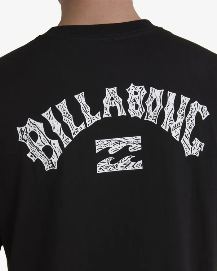 Billabong TShirts Men Pilpeled Arch Short Sleeve TShirt Black Billabong TShirts Men Pilpeled Arch Short Sleeve TShirt Black