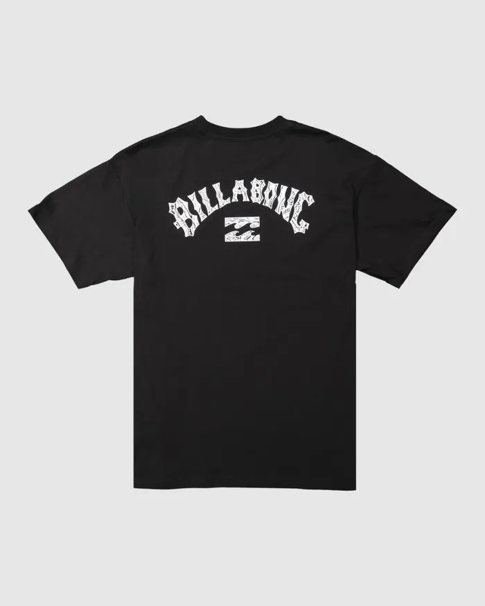 Billabong TShirts Men Pilpeled Arch Short Sleeve TShirt Black Billabong TShirts Men Pilpeled Arch Short Sleeve TShirt Black