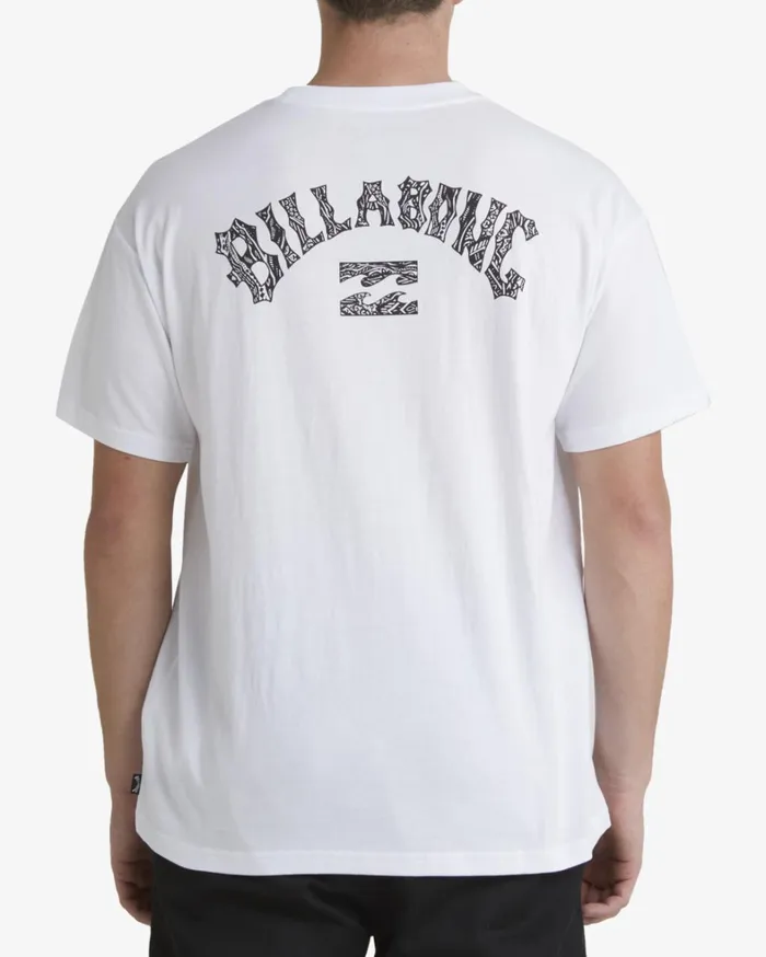 Billabong TShirts Men Pilpeled Arch Short Sleeve TShirt White Billabong TShirts Men Pilpeled Arch Short Sleeve TShirt White