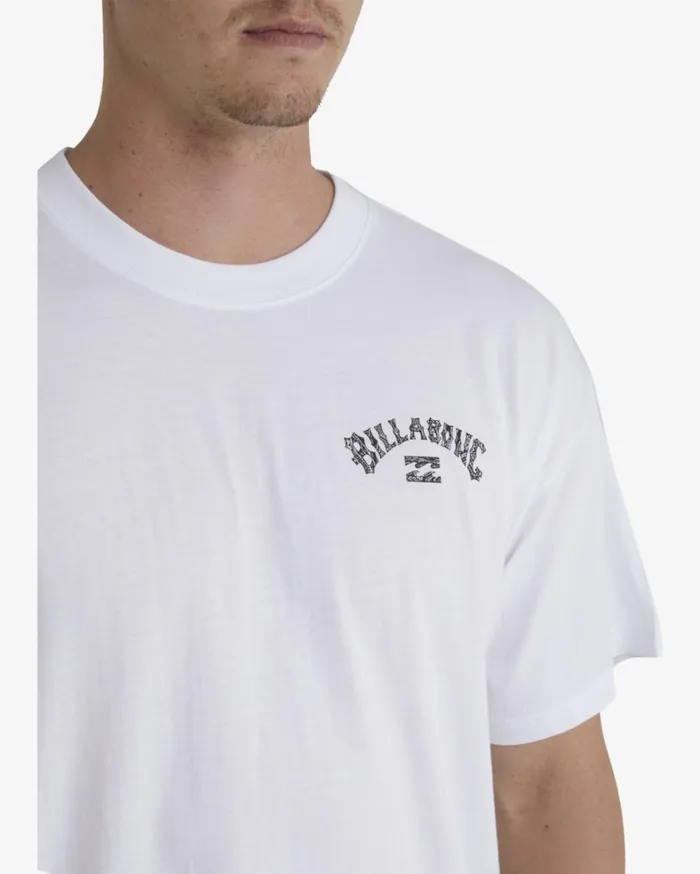 Billabong TShirts Men Pilpeled Arch Short Sleeve TShirt White Billabong TShirts Men Pilpeled Arch Short Sleeve TShirt White