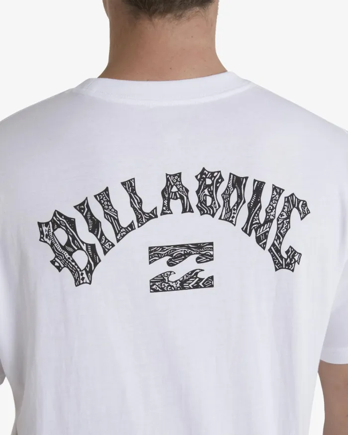 Billabong TShirts Men Pilpeled Arch Short Sleeve TShirt White Billabong TShirts Men Pilpeled Arch Short Sleeve TShirt White