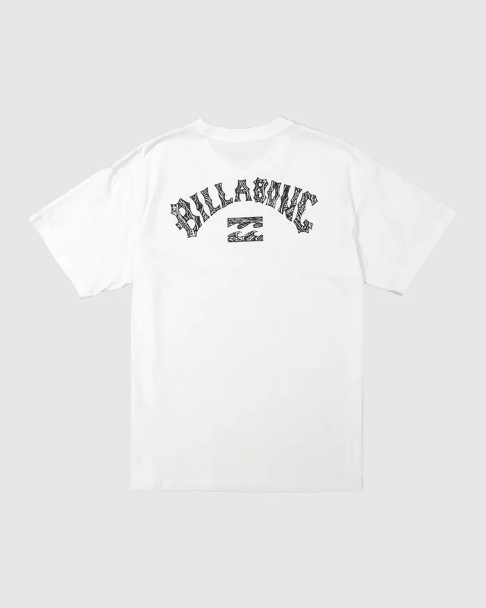 Billabong TShirts Men Pilpeled Arch Short Sleeve TShirt White Billabong TShirts Men Pilpeled Arch Short Sleeve TShirt White
