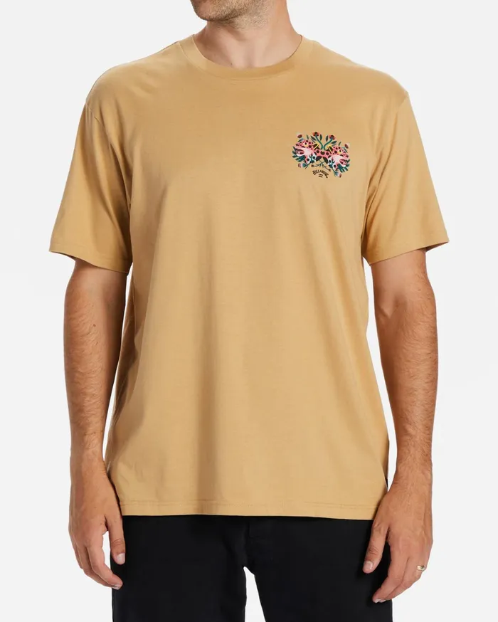 Billabong TShirts Men Protectores TShirt Dusty Gold