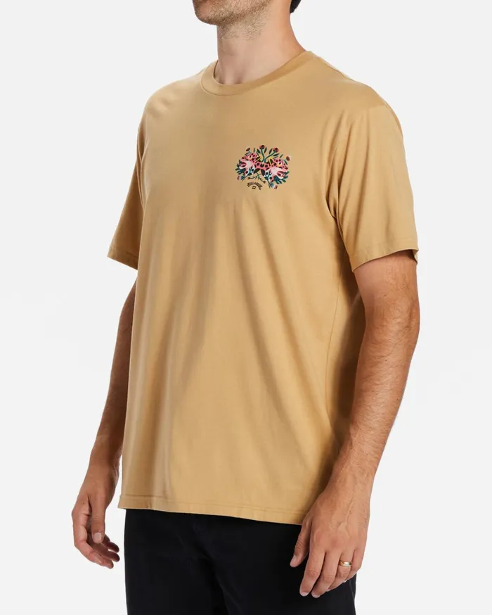 Billabong TShirts Men Protectores TShirt Dusty Gold Billabong TShirts Men Protectores TShirt Dusty Gold