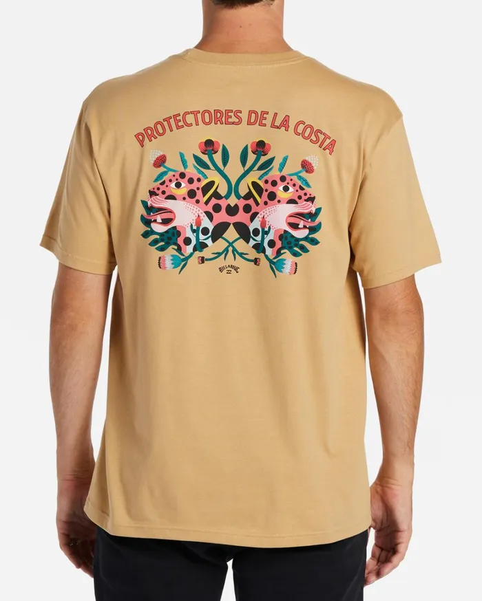 Billabong TShirts Men Protectores TShirt Dusty Gold Billabong TShirts Men Protectores TShirt Dusty Gold