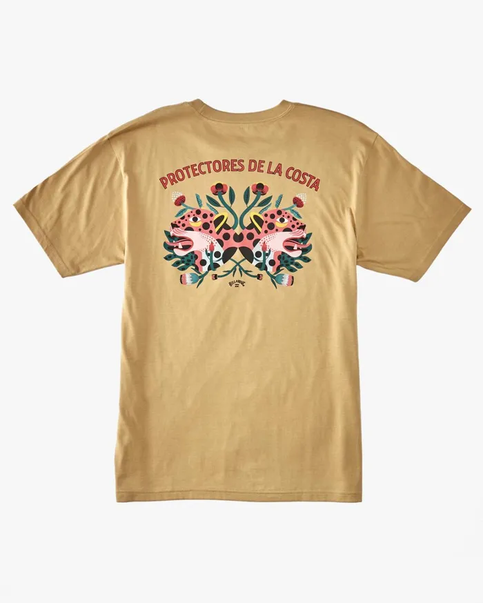 Billabong TShirts Men Protectores TShirt Dusty Gold Billabong TShirts Men Protectores TShirt Dusty Gold