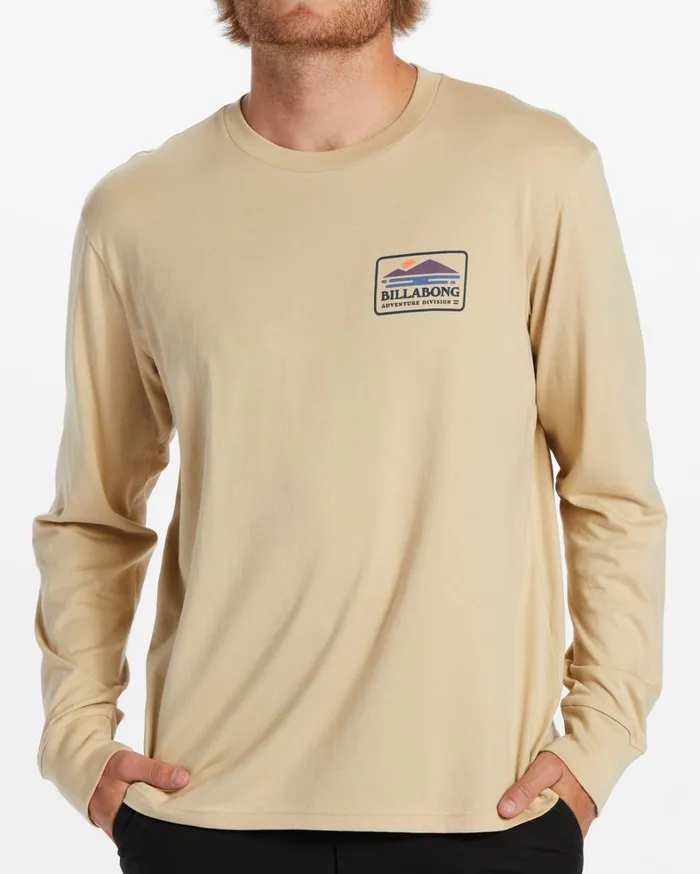 Billabong TShirts Men Range Long Sleeve TShirt Desert