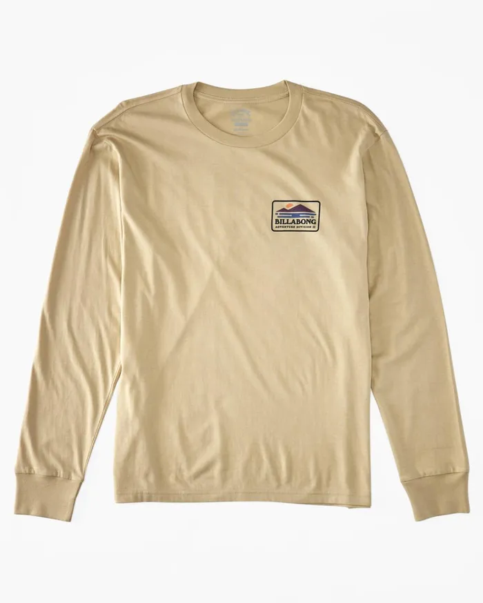 Billabong TShirts Men Range Long Sleeve TShirt Desert Billabong TShirts Men Range Long Sleeve TShirt Desert
