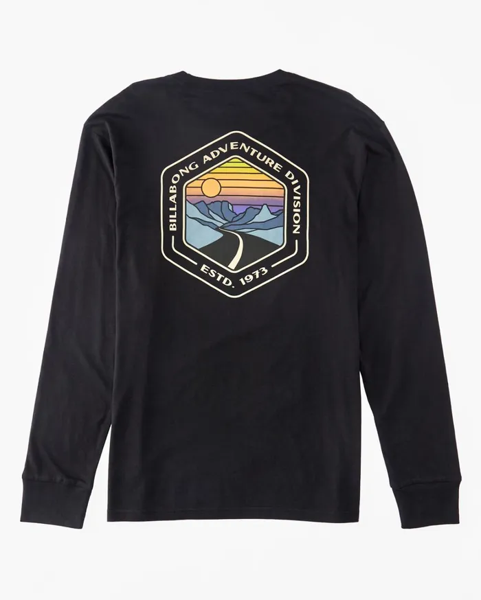 Billabong TShirts Men Rockies Long Sleeve TShirt Black Billabong TShirts Men Rockies Long Sleeve TShirt Black