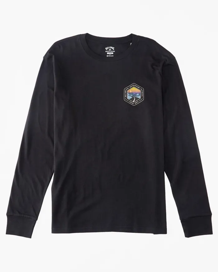 Billabong TShirts Men Rockies Long Sleeve TShirt Black Billabong TShirts Men Rockies Long Sleeve TShirt Black