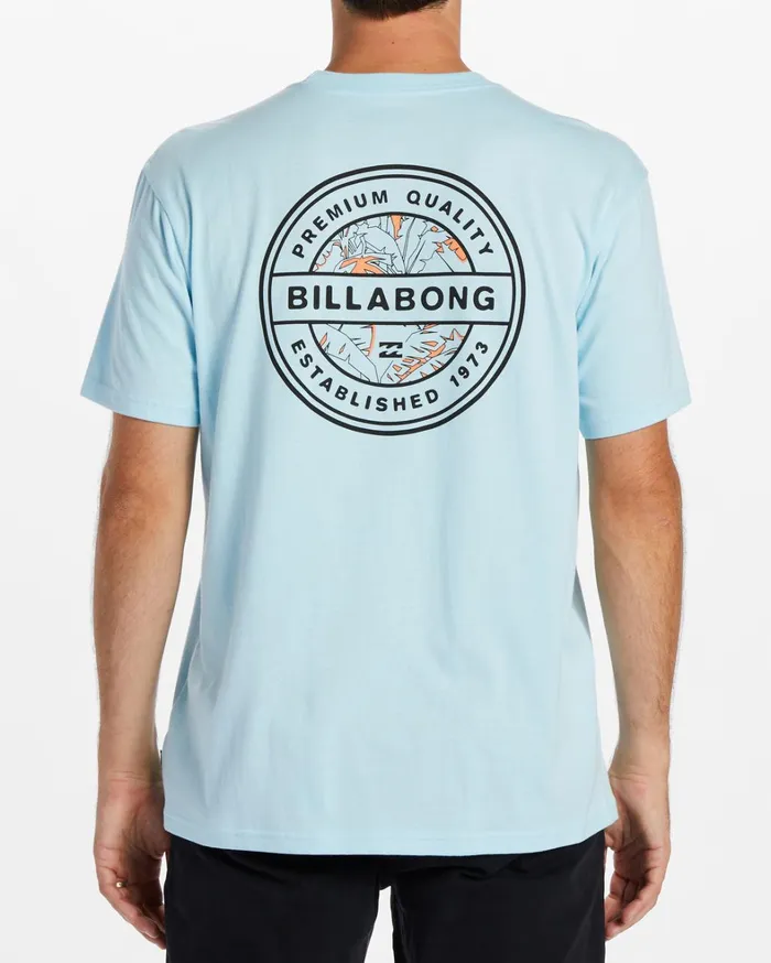 Billabong TShirts Men Rotor TShirt Coastal Blue Billabong TShirts Men Rotor TShirt Coastal Blue