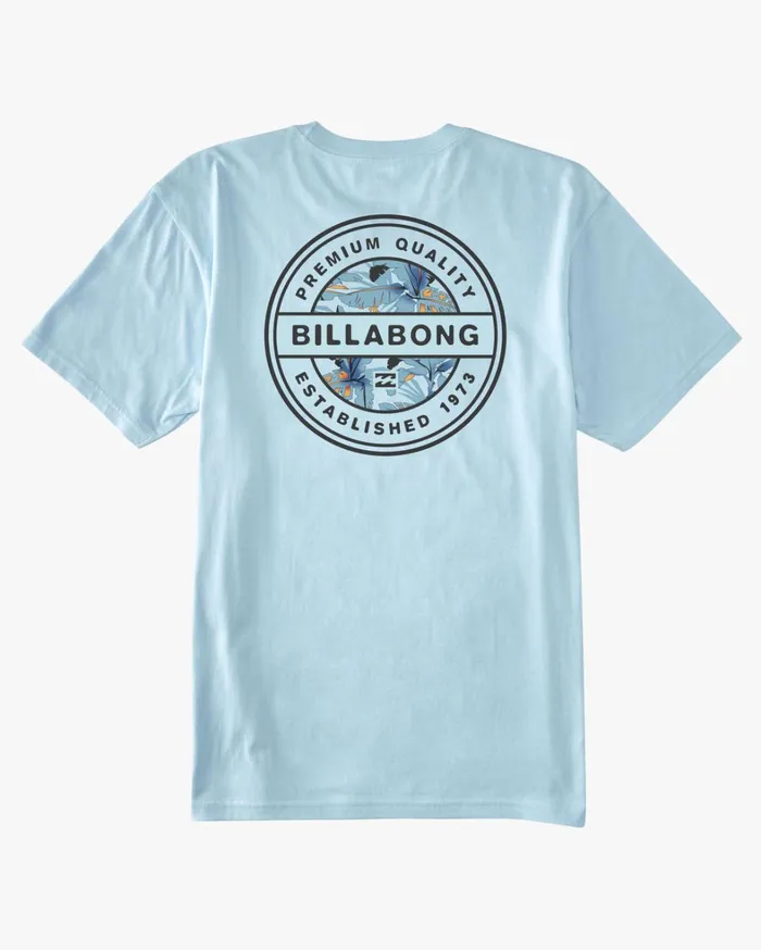 Billabong TShirts Men Rotor TShirt Coastal Blue Billabong TShirts Men Rotor TShirt Coastal Blue