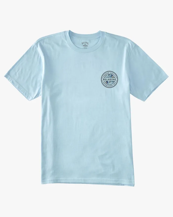 Billabong TShirts Men Rotor TShirt Coastal Blue Billabong TShirts Men Rotor TShirt Coastal Blue