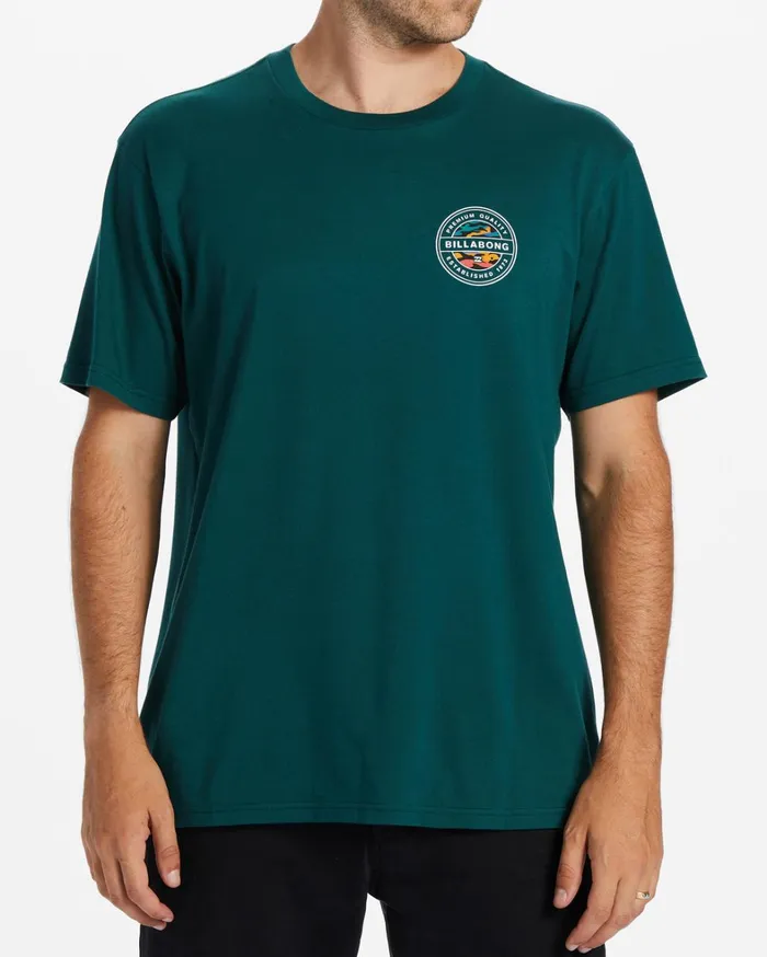 Billabong TShirts Men Rotor TShirt Deep Teal