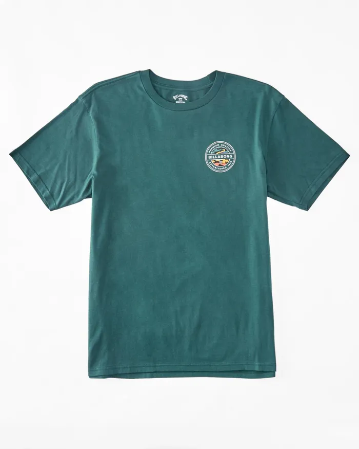 Billabong TShirts Men Rotor TShirt Deep Teal Billabong TShirts Men Rotor TShirt Deep Teal