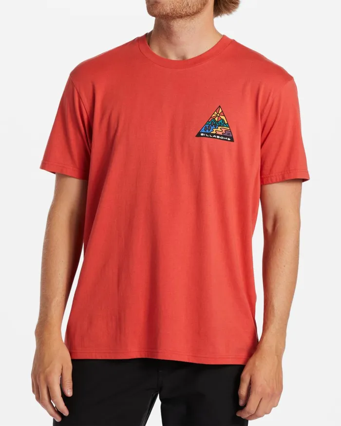 Billabong TShirts Men Shine TShirt Coral