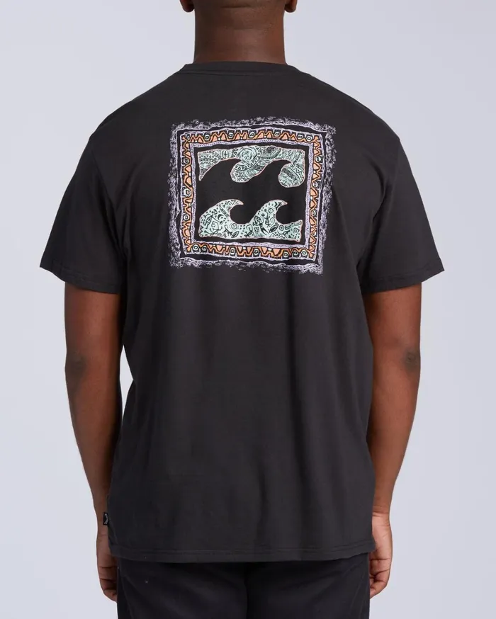 Billabong TShirts Men Short Sleeve TShirt Black Billabong TShirts Men Short Sleeve TShirt Black