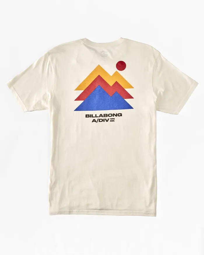 Billabong TShirts Men Stepped TShirt Off White Billabong TShirts Men Stepped TShirt Off White